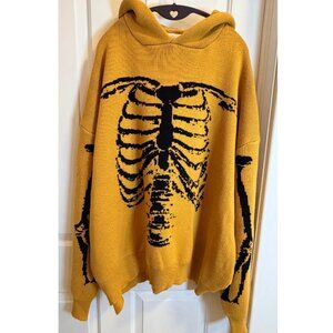 TeamSesh Skeleton Ribcage Knit Hoodie Oversized